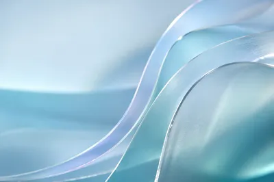 Soft Blue Frosted Glass Abstract Background