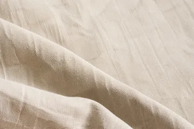 Neutral Cream Linen Fabric Background Texture