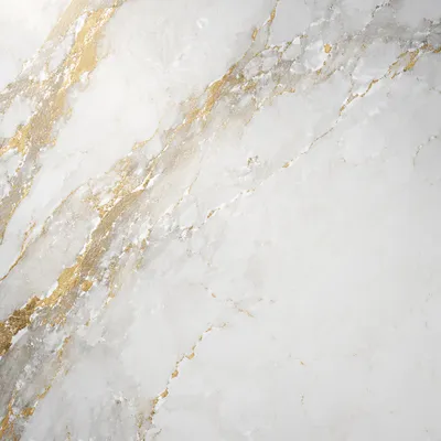 Elegant White Marble with Gold Veins