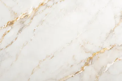 Elegant White Marble with Gold Veins