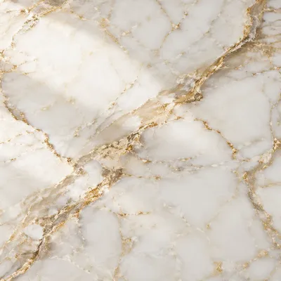 Luxury White Marble Background with Gold Veins