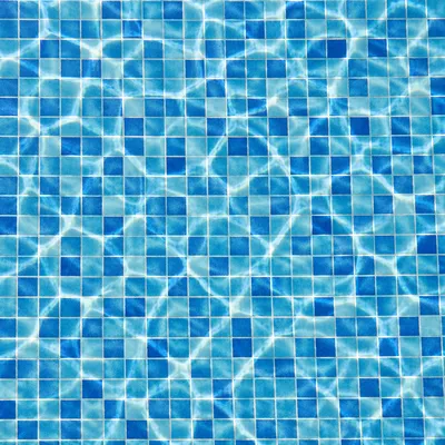 Clean Blue Mosaic Pool Tile Background