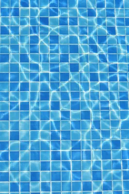 Blue Mosaic Pool Tile Water Background