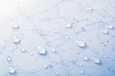 Clean White Marble Water Droplet Background