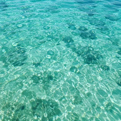 Sunlit Aqua Water Marble Texture