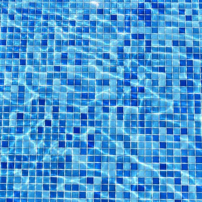 Sunlit Blue Pool Mosaic Texture