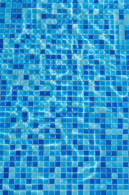 Blue Mosaic Pool Water Texture