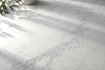 Clean White Marble Minimalist Background