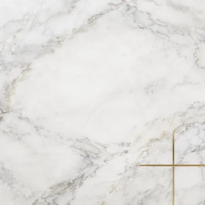 White Marble Background with Gold Cross Accent
