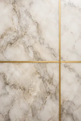 White Marble Background with Gold Cross Accent