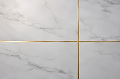 White Marble Background with Gold Cross Accent