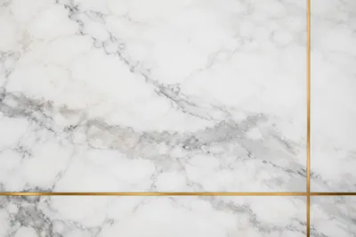 White Marble Background with Gold Cross Accent