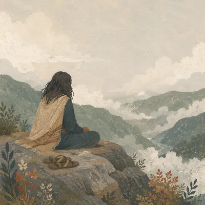 Rest for the Weary Mountain Background