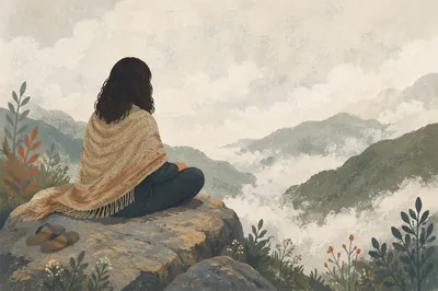 Rest for the Weary Mountain Background