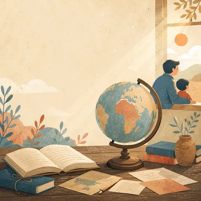 Hopeful Globe Background for Global Mission