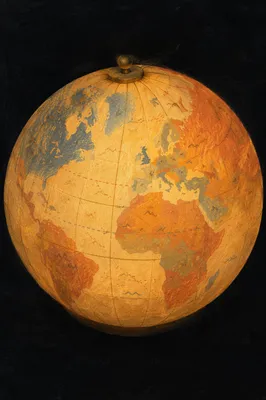 Glowing Vintage Globe for Global Mission