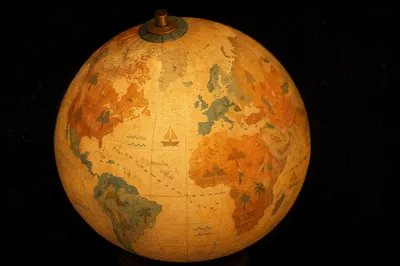 Glowing Vintage Globe for Great Commission