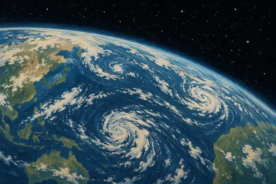 Global Mission Earth From High Orbit