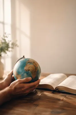 Go Therefore to All Nations Globe Background