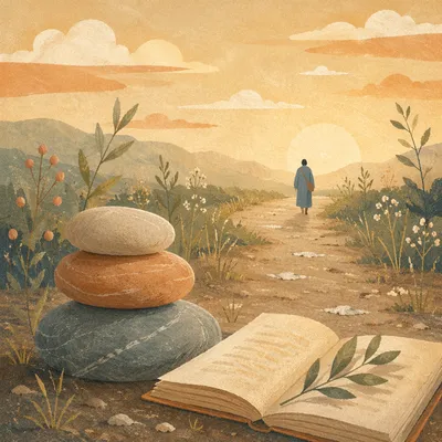Micah 6 8 Dawn Path Background