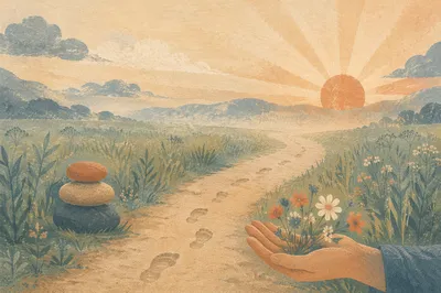 Micah 6 8 Dawn Path Background