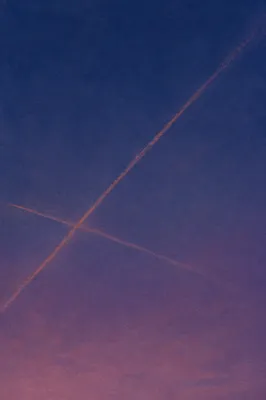 Minimalist Twilight Cross in Indigo Sky
