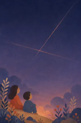 Minimal Twilight Sky Cross Background