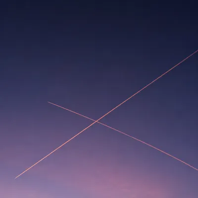 Minimalist Twilight Cross Sky Background