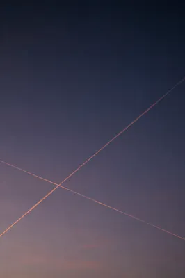 Minimalist Twilight Cross Trails Background