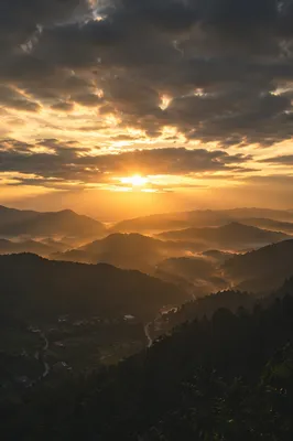 Misty Mountain Valley at Dawn