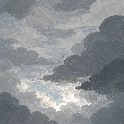 Moody Overcast Cloudy Sky Background