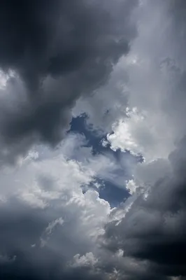 Moody Overcast Sky with Layered Storm Clouds