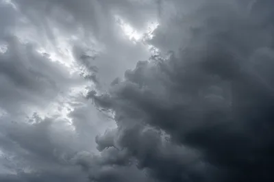 Moody Overcast Storm Cloud Sky Background