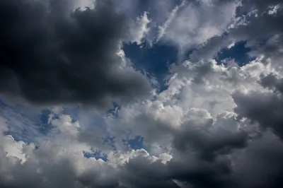 Moody Overcast Storm Cloud Sky Background