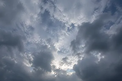 Moody Overcast Cloudy Sky Background