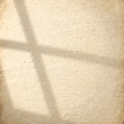 Aged Parchment With Soft Cross Shadow