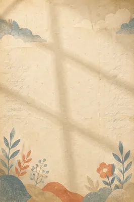 Aged Parchment with Soft Cross Shadow