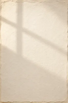 Parchment Paper with Gentle Cross Shadow