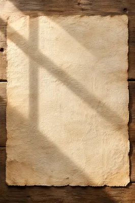 Aged Parchment with Cross Shadow Background