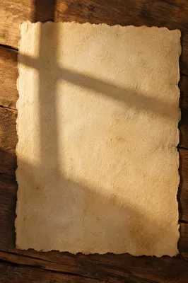 Aged Parchment with Soft Cross Shadow