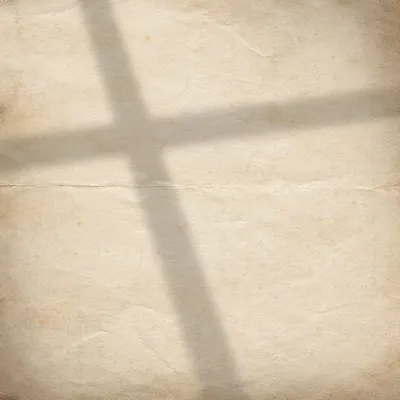 Aged Parchment with Soft Cross Shadow