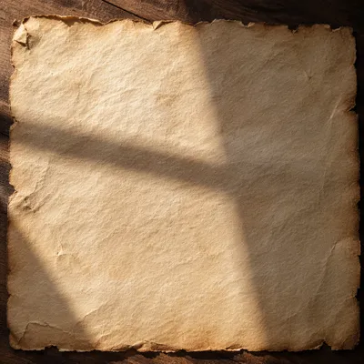 Aged Parchment with Soft Cross Shadow