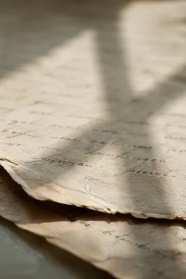 Aged Parchment with Soft Cross Shadow