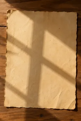 Warm Parchment Background with Cross Shadow