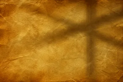 Aged Parchment with Soft Cross Shadow