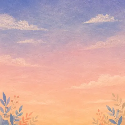 Peaceful Pastel Dawn Gradient Sky