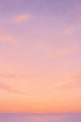 Peaceful Pastel Sunset Sky Background
