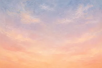 Peaceful Pastel Dawn Sky Background