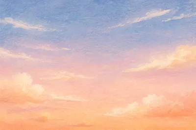 Peaceful Pastel Sky Gradient Background
