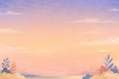 Peaceful Pastel Dawn Sky Background